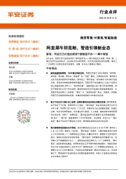 商贸零售/计算机/智能制造行业点评：阿里犀牛初亮相，智造引领新业态