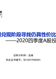 2020四季度A股投资策略：复苏预期兑现阶段寻找仍具性价比的方向