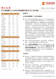 每日头条：9月中国规模以上工业企业利润总额同比增10.1%，环比回落