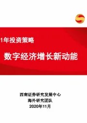 海外行业2021年投资策略：数字经济增长新动能