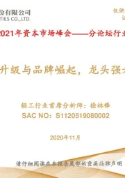 2021年资本市场峰会——分论坛行业策略报告:质造升级与品牌崛起,龙头强者愈强