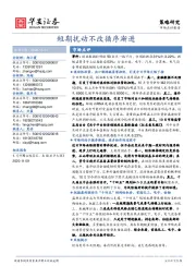 策略研究：短期扰动不改循序渐进