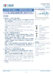 北上资金全透视月报（20年11月）：上月外资大幅流入，增持周期与金融