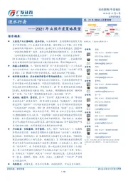 2021年A股年度策略展望：逆水行舟