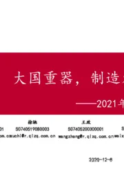 2021年年度投资策略报告：大国重器，制造元年