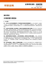 策略周报：全球疫情又增扰动