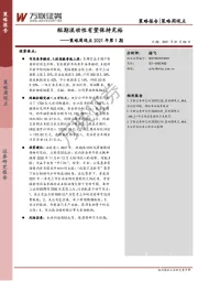 策略周观点2021年第1期：短期流动性有望保持充裕