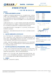 2021年第一期：宏观猜想与市场走势