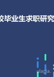 2020年高校毕业生求职研究报告