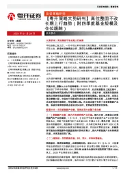 【粤开策略大势研判】高位整固不改长期上行趋势（附四季度基金规模及仓位跟踪）