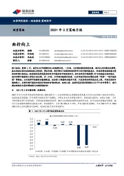 2021年3月策略月报：曲折向上