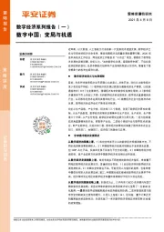 数字经济系列报告（一）：数字中国：变局与机遇