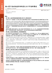 发掘新核心资产股票池：核心资产流动性溢价结构变化与中市值新赛道