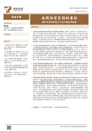 策略专题：共同但有区别的责任--碳中和系列研究之中美气候合作脉络
