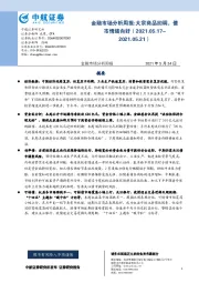 金融市场分析周报：大宗商品回调，债市情绪向好