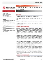 每日数据跟踪
