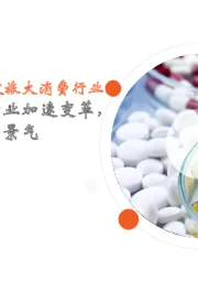 月酝知风之医健文旅大消费行业:政策推动医药行业加速变革,消费行业维持高景气