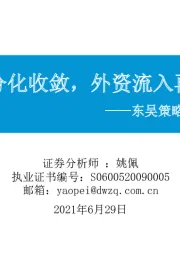东吴策略·市场温度计：公募分化收敛，外资流入再发力