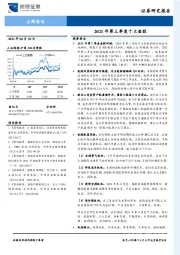 2021年第三季度十大金股