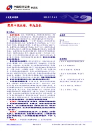 A股策略周报：聚焦中报业绩，布局成长