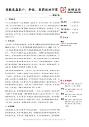 策略日报：指数尾盘拉升，科技、医药板块回落