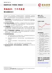 策略报告：下半年展望-增长股重拾动力