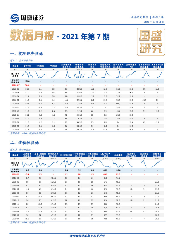 数据月报·2021年第7期
