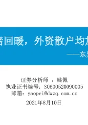 东吴策略·市场温度计：市场情绪回暖，外资散户均加速流入