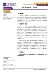 策略周报：周初若有调整，不恐慌