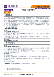策略日报：A股处于反弹节奏中