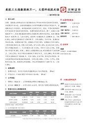 海外研究日报：美股三大指数涨跌不一，大型科技股走强