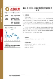 2021年9月份上海证券研究所投资组合报告