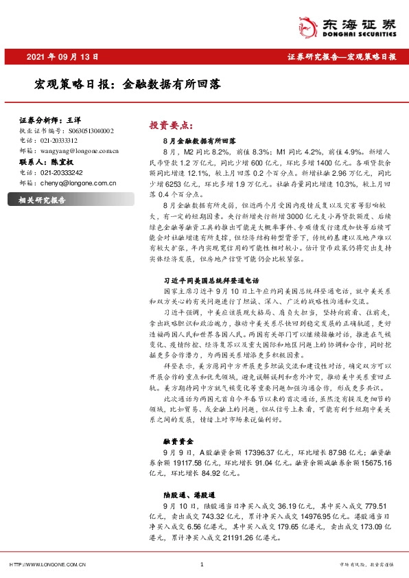 宏观策略日报：金融数据有所回落