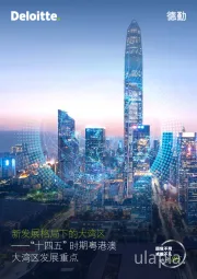 “十四五”时期粤港澳大湾区发展重点：新发展格局下的大湾区