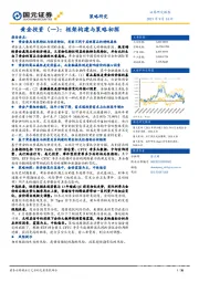 黄金投资（一）：框架构建与策略初探