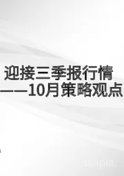 10月策略观点：迎接三季报行情