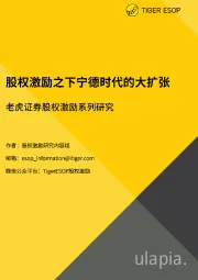 股权激励系列研究：股权激励之下宁德时代的大扩张