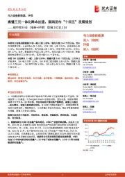 碳中和行业(电新+环保)周报:高镍三元一体化降本加速,南网发布“十四五”发展规划