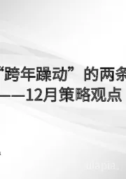 12月策略观点：把握“跨年躁动”的两条主线