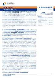 固定收益主题报告：广东城投平台梳理（上）