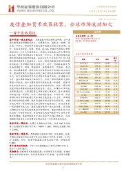 海外策略周报：疫情叠加货币政策收紧，全球市场波动加大