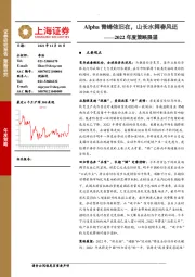 2022年度策略展望：Alpha青峰依旧在，山长水阔春风还