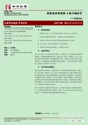 市场分析：新能源医药领涨 A股平稳收官