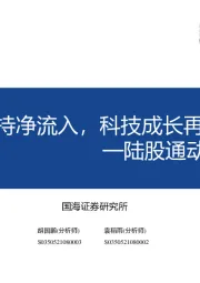 陆股通动向观察第6期：北向资金维持净流入，科技成长再度获加仓