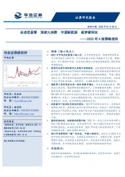 2022年A股策略报告：走进优蓝筹 深耕大消费 守望新能源 逐梦硬科技