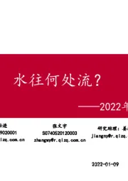 2022年年度投资策略报告：水往何处流？