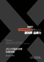 2021中国新消费发展洞察:暨品牌力榜单