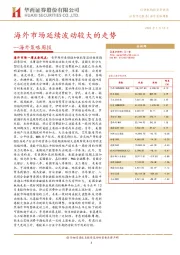 海外策略周报：海外市场延续波动较大的走势