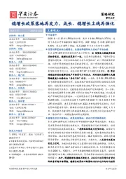 稳增长政策落地再发力，成长、稳增长主线再强化