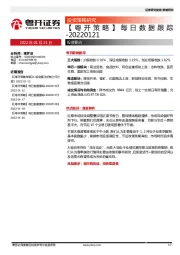 【粤开策略】每日数据跟踪